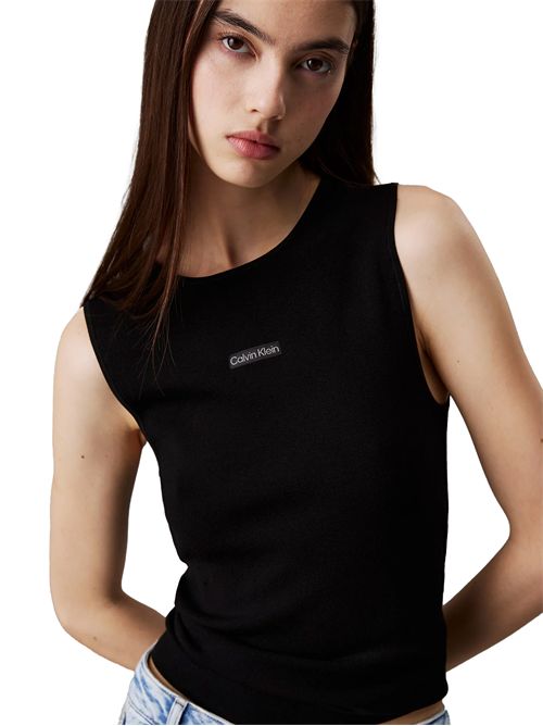 CALVIN KLEIN Canotta slim in maglia elasticizzata CALVIN KLEIN | J20J225232BEH